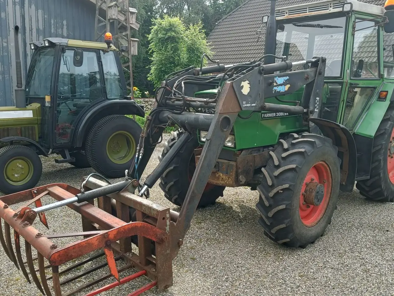 Billede 3 - Fendt 308 LSA med frontlæsser (momsfri)