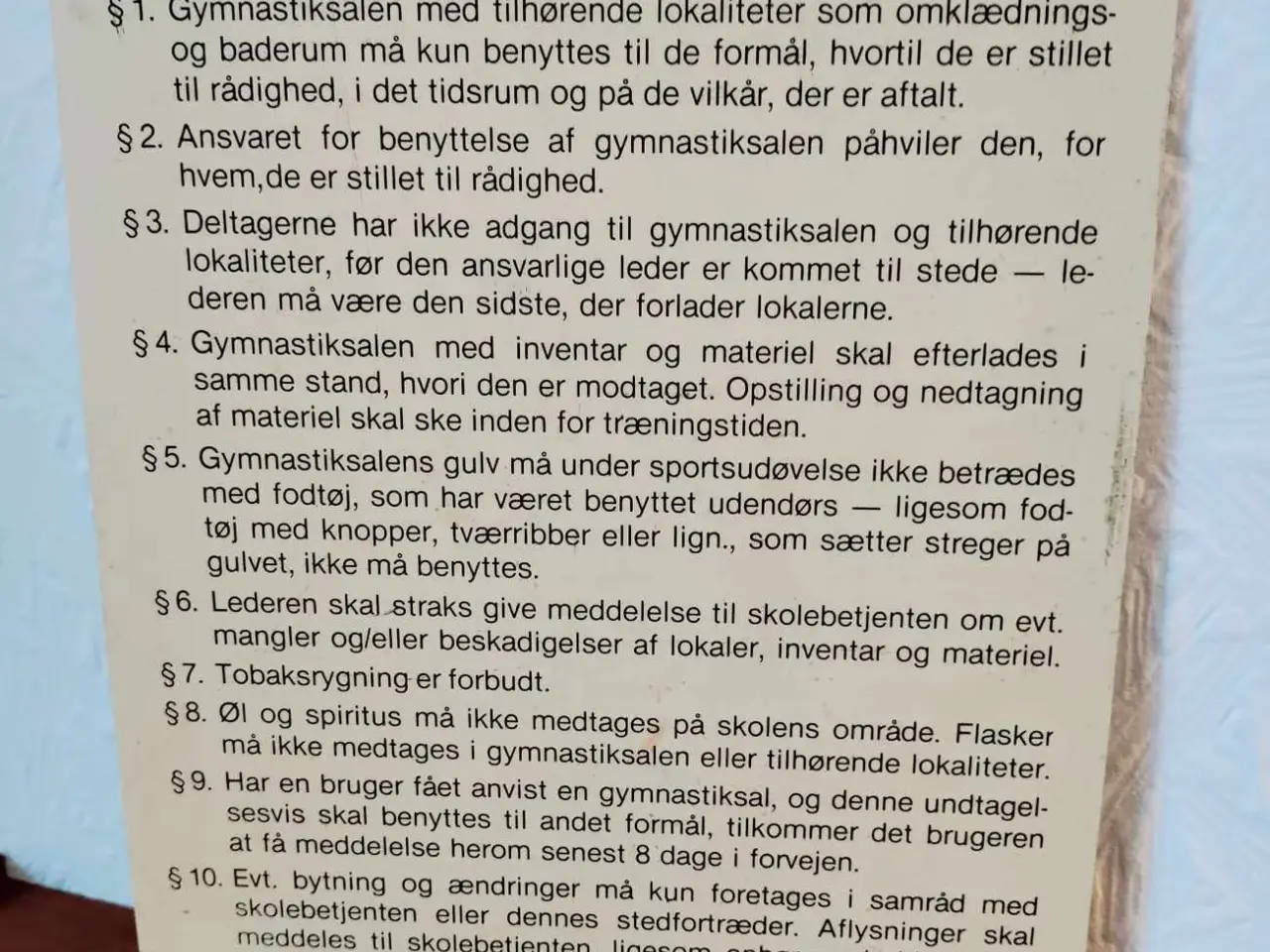 Billede 1 - super fedt skilt fra nordre skole i svendborg