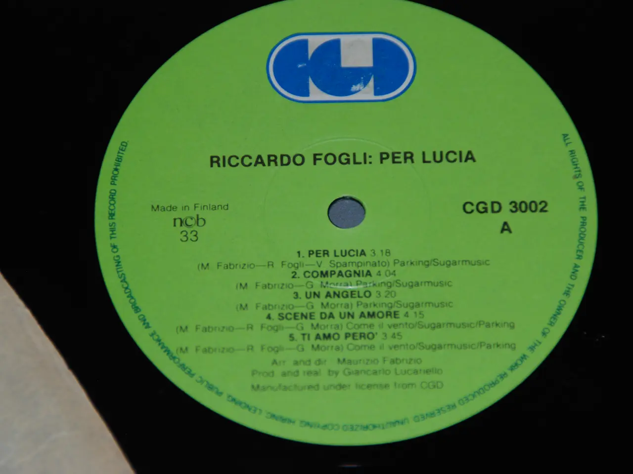 Billede 4 - Vinylplade - Riccardo Fogli