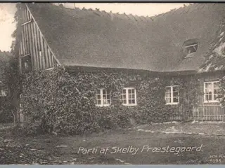 Parti af Skelby Præstegaard - Gedser - Postkort - Brugt