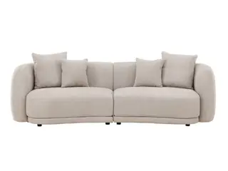 Cielo 3 personers sofa Beige boucle