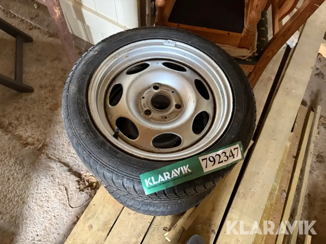 Billede 1 - Dæk Falken med fælge til smart 4 styk