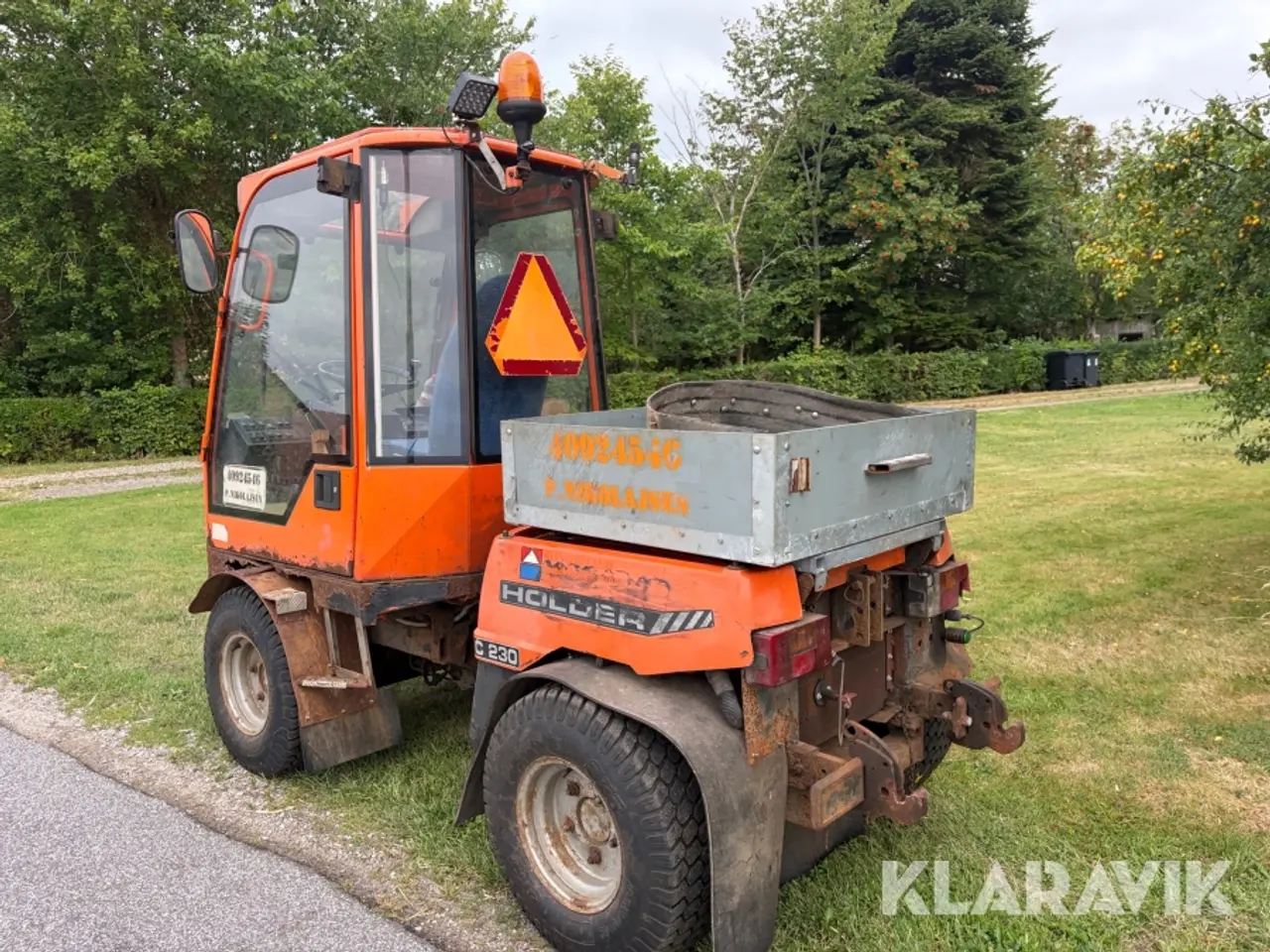 Billede 4 - Redskabsbærer Holder C230 4wd med redskaber