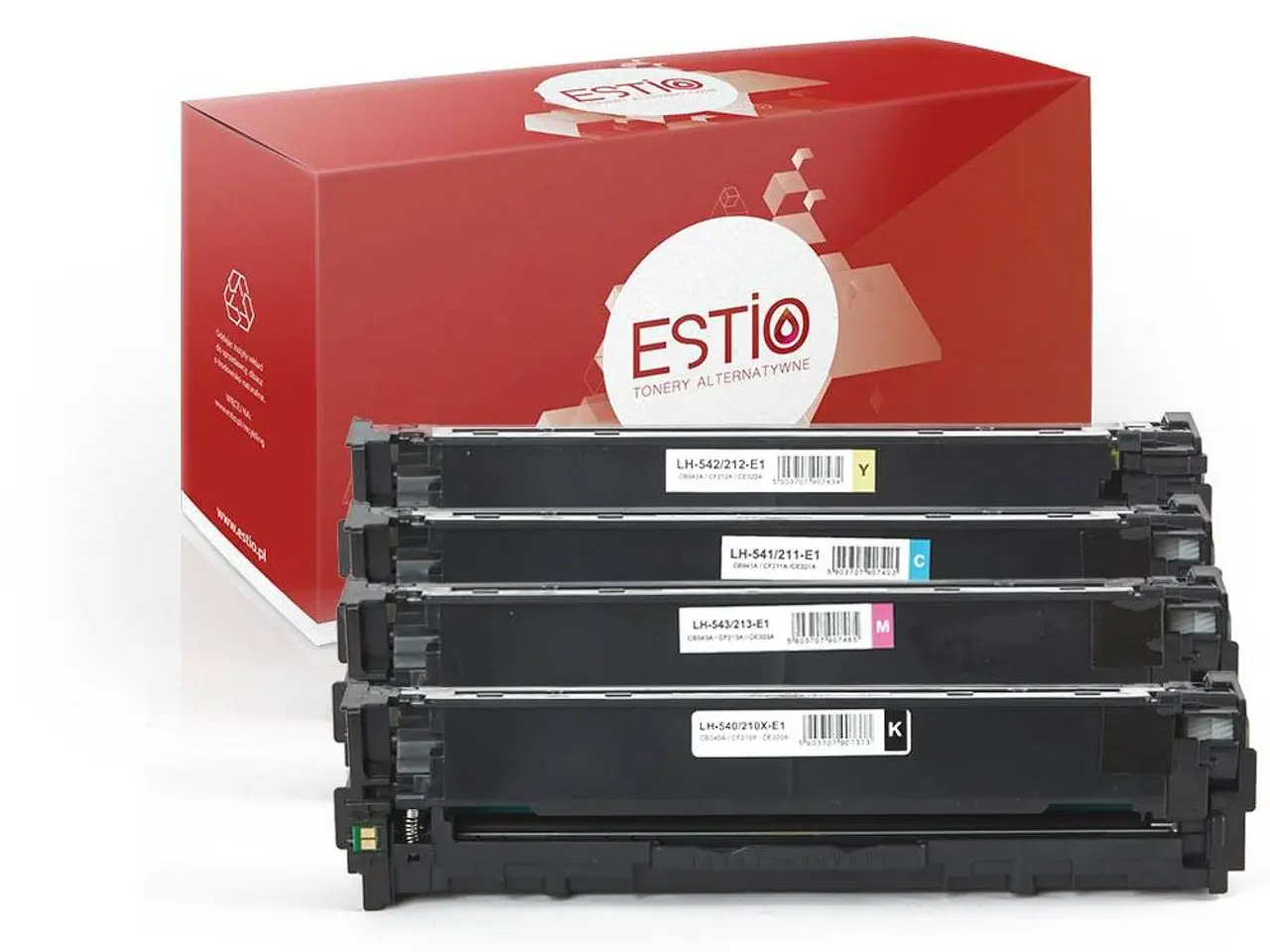 Billede 1 - Nye laserpatroner til HP & Canon (4-farve sæt)