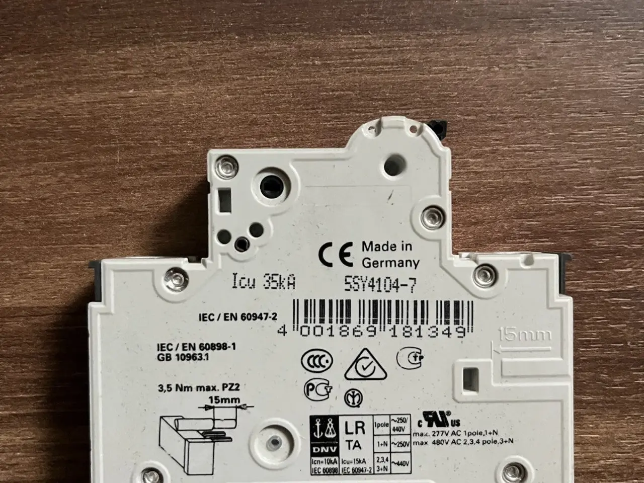Billede 4 - Siemens 5SY4104-7 MCB C4 4A Miniature parti of 2