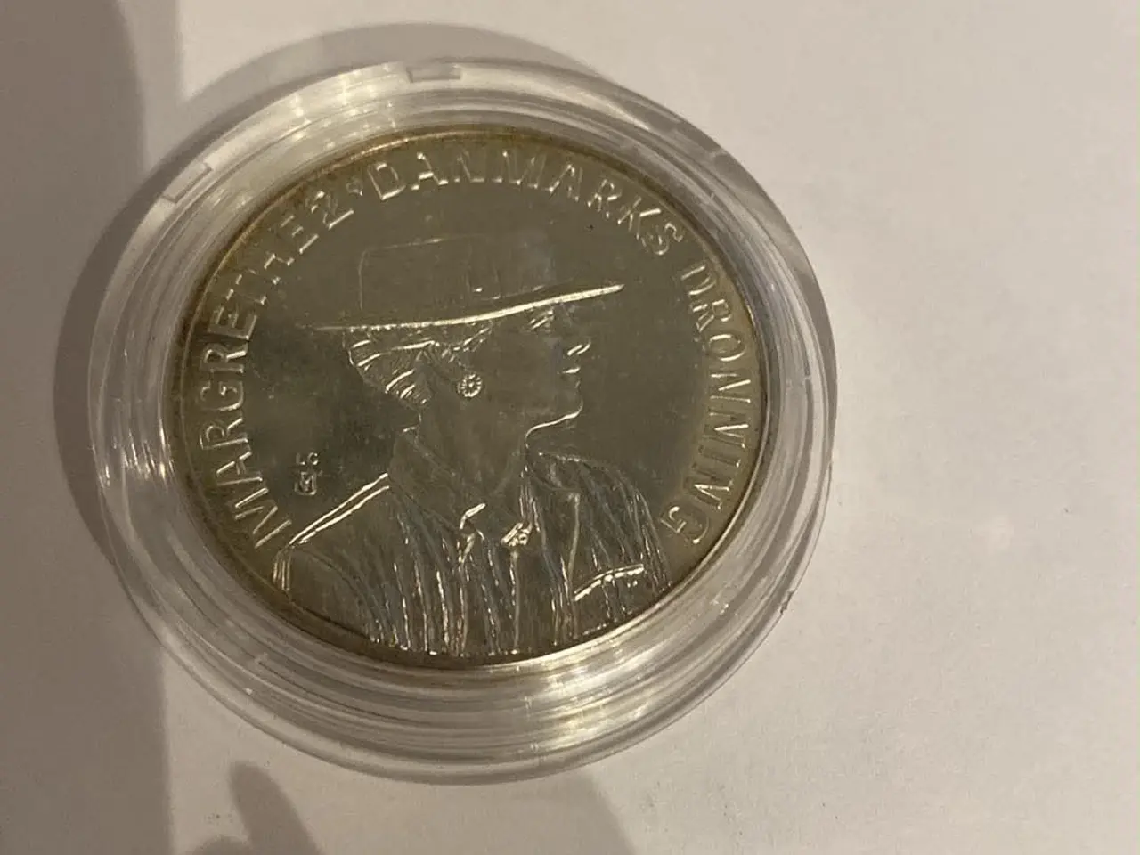Billede 1 - 200 kroner sølvmønt i kapsel