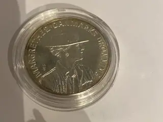 200 kroner sølvmønt i kapsel