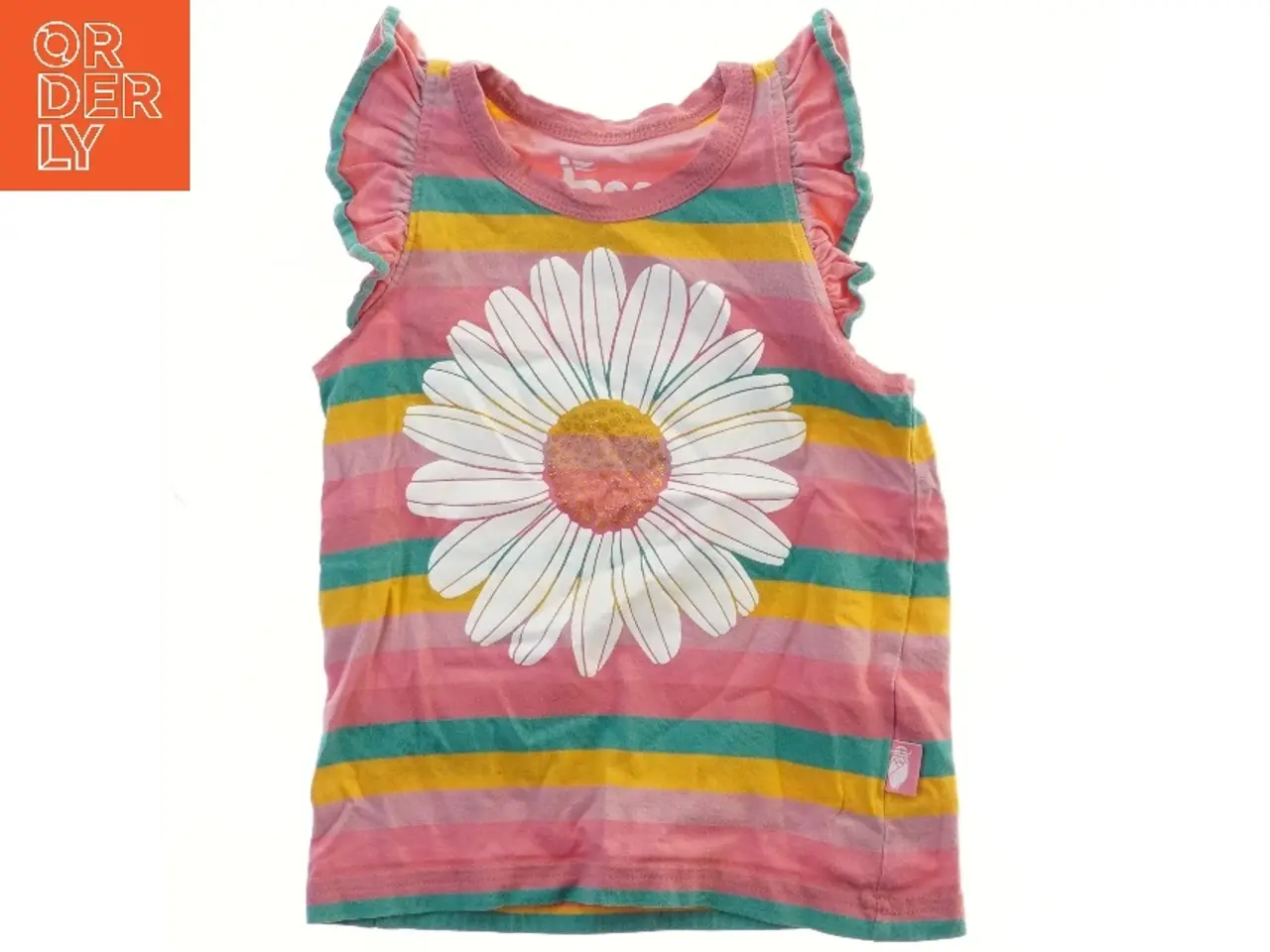 Billede 1 - Danefæ (str. 92) 💮 Børnebluse med striber og blomstermotiv ☀️ Sommertøj