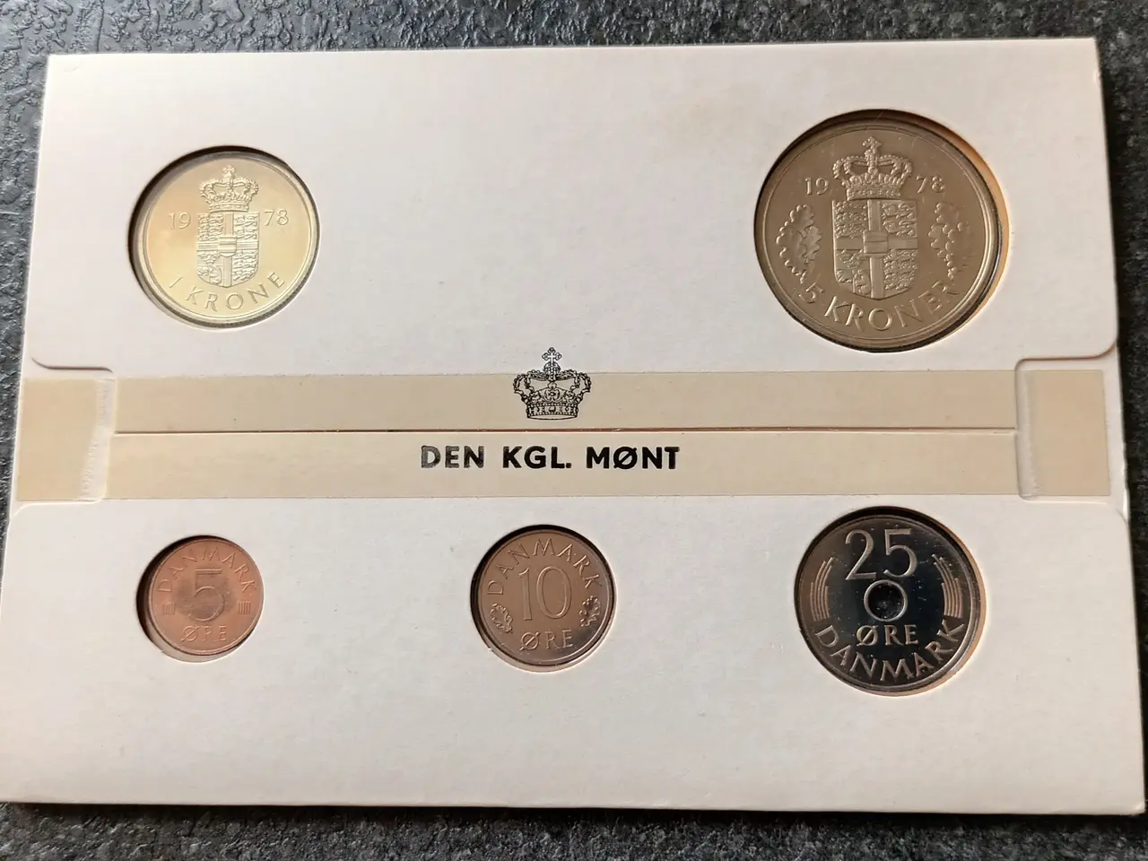 Billede 2 - Kgl Møntsæt 1978 i flot kvalitet.