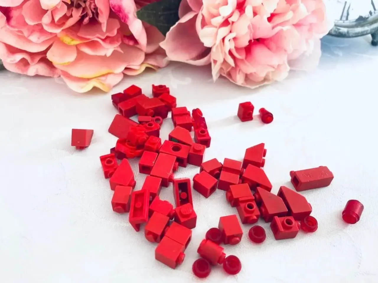 Billede 1 - Lego, rød, blandet 
