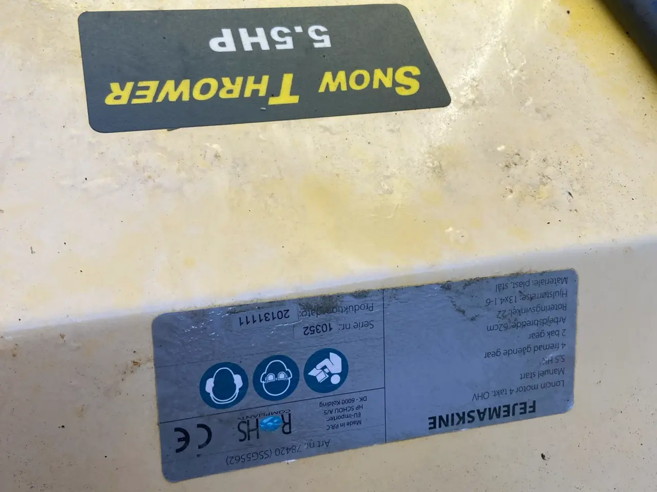 Billede 4 - Snow Thrower Fejemaskine med opsamler