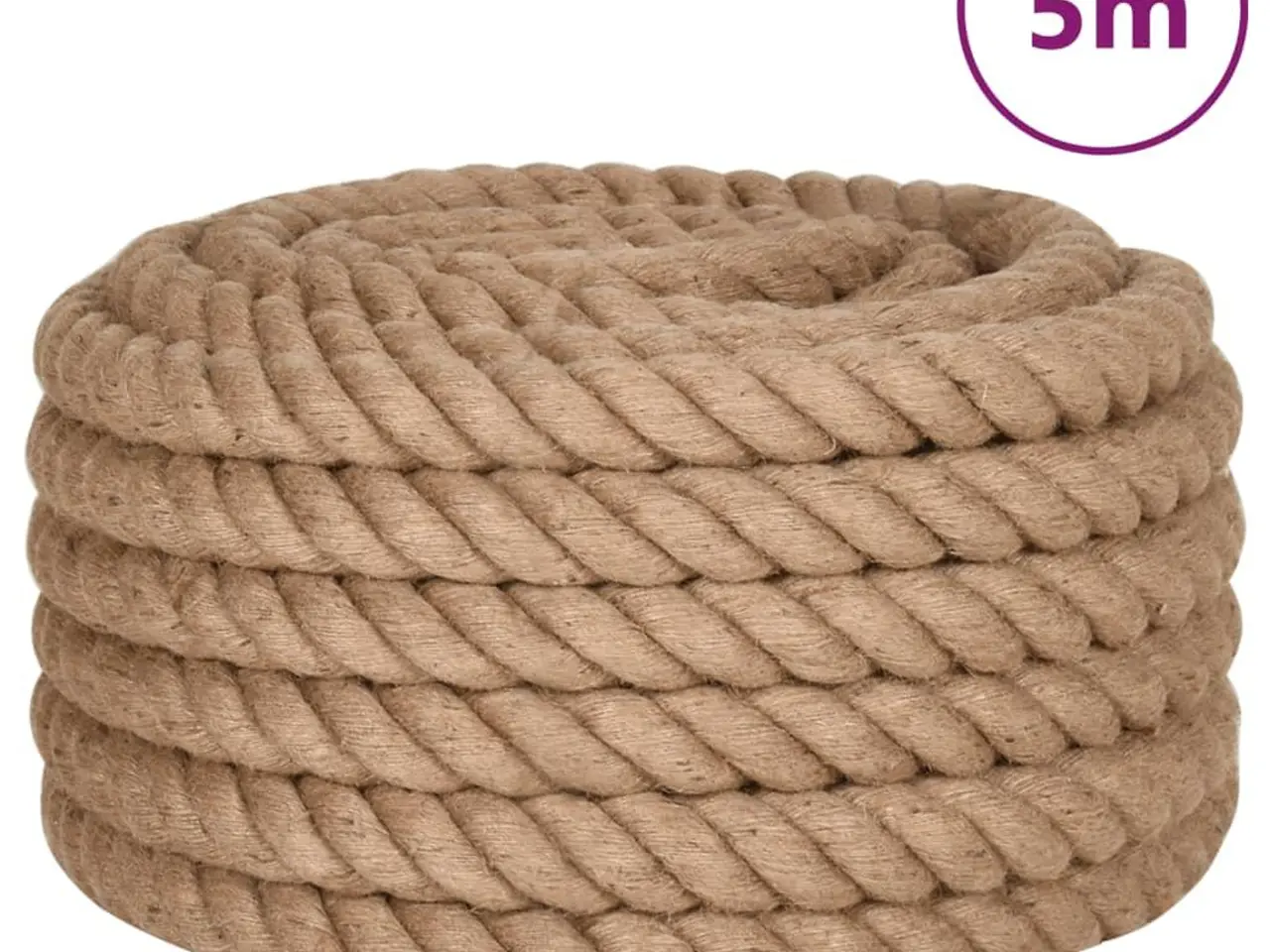 Billede 2 - Jutereb 5 m - 40 mm tykkelse, 100 % jute