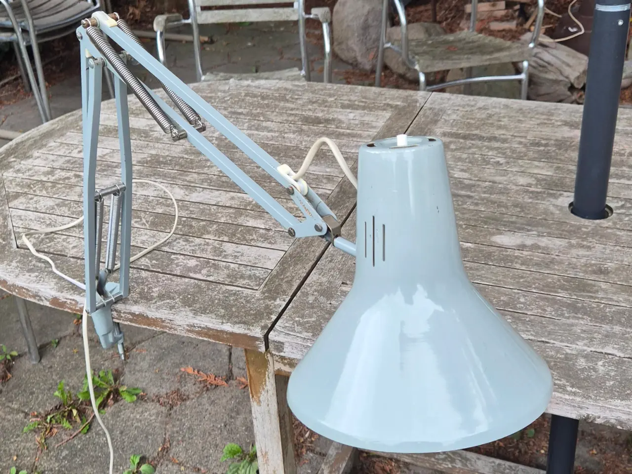Billede 1 - Velholdt grå arkitektlampe fra Luxo