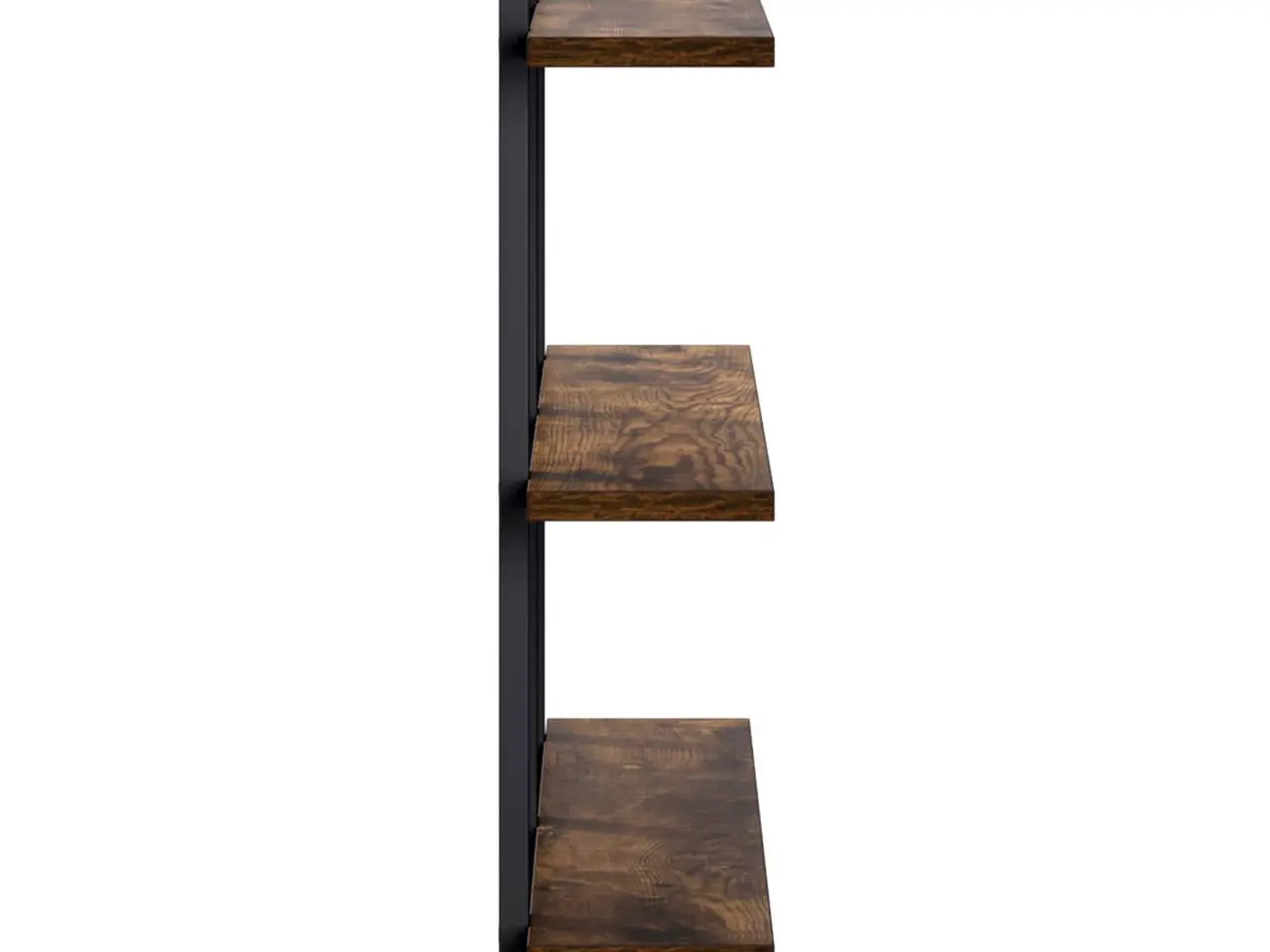 Billede 4 - Væghylde i røget eg - 79,5 x 13,5 x 58 cm