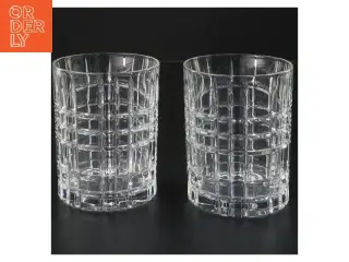Glas sæt af 2 (str. 2 stk Ø 8 cm længde 10,5x cm)
