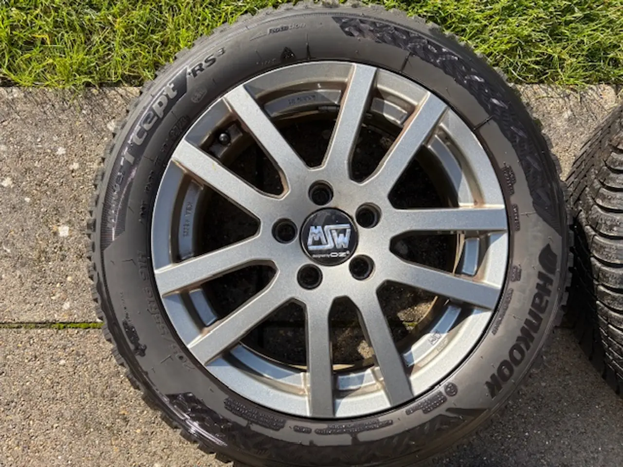 Billede 2 - Alufælge med dæk - Passer til VW/Audi/Skoda/Seat