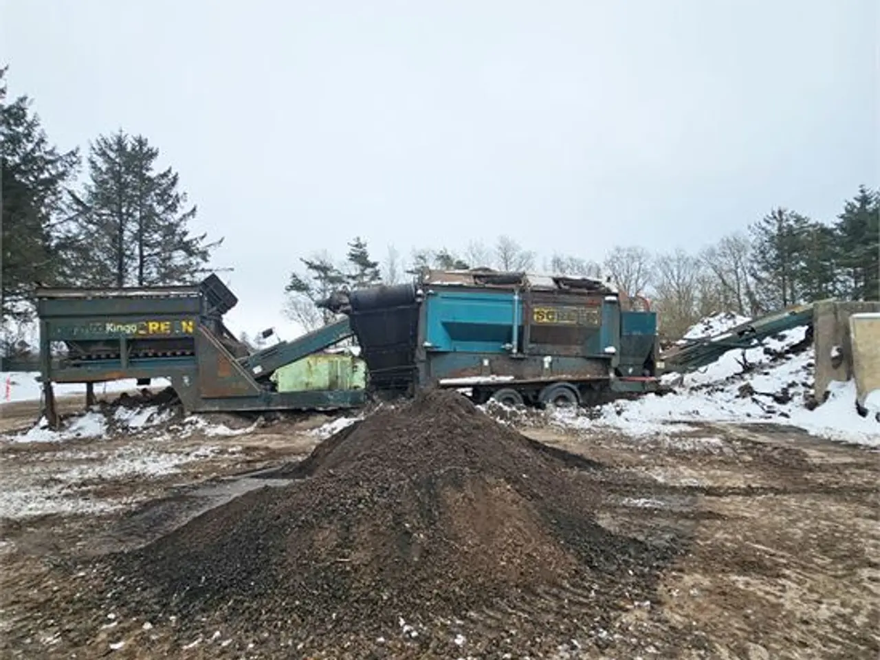 Billede 2 - Powerscreen Trommel 720 - tromlesorterer med 3 transportbånd / - trommel screen with 3 conveyors