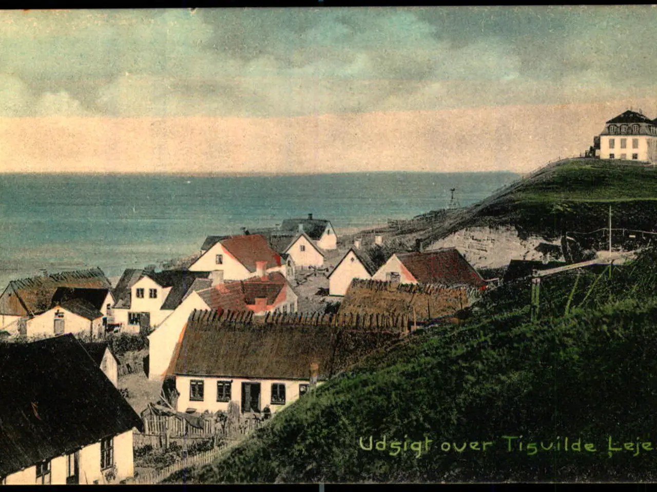 Billede 1 - Udsigt over Tisvilde Leje - Albert Jensens Bogh. 8006 - Ubrugt