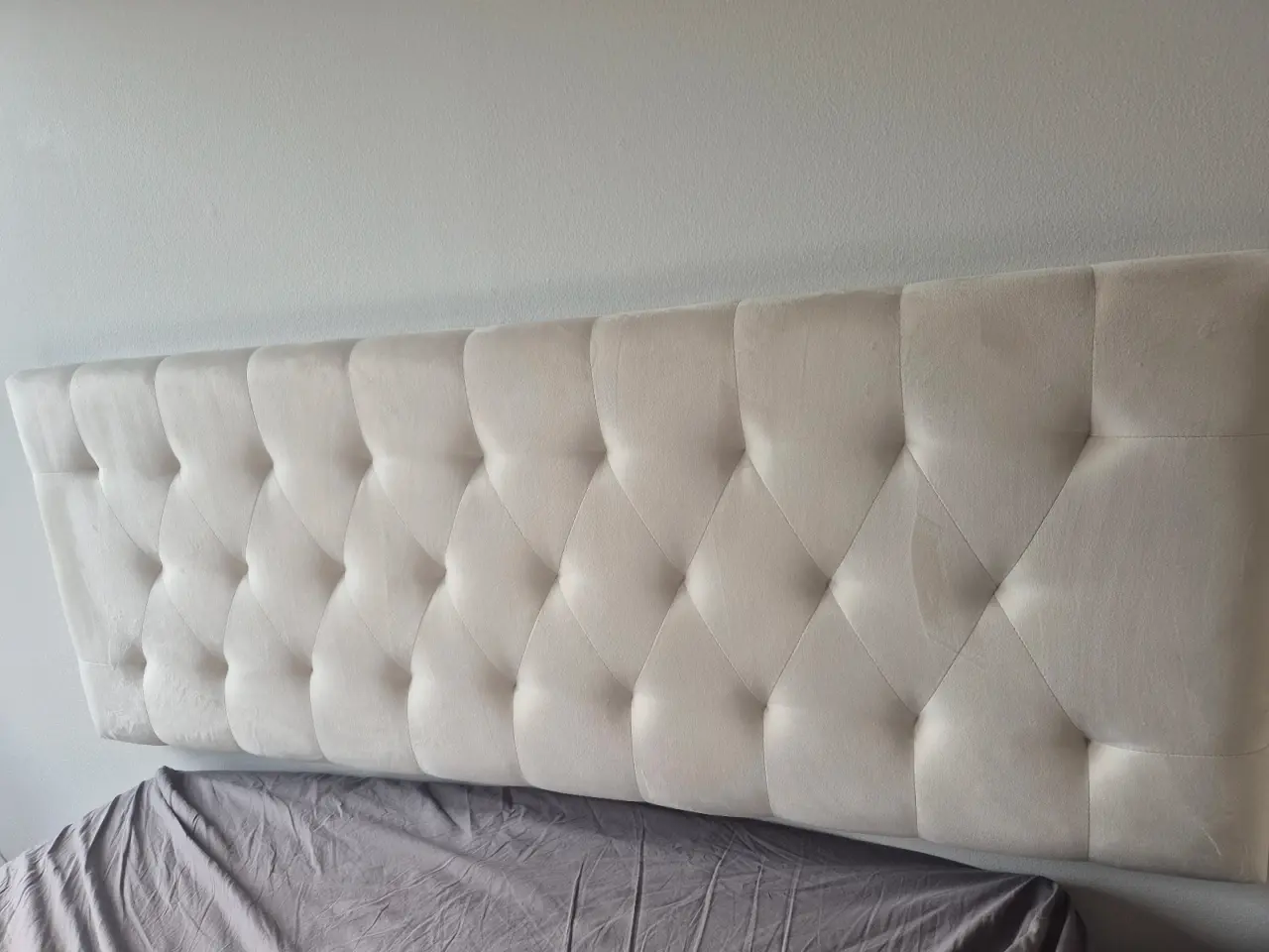 Billede 3 - Ellos sengegavl 160 cm beige