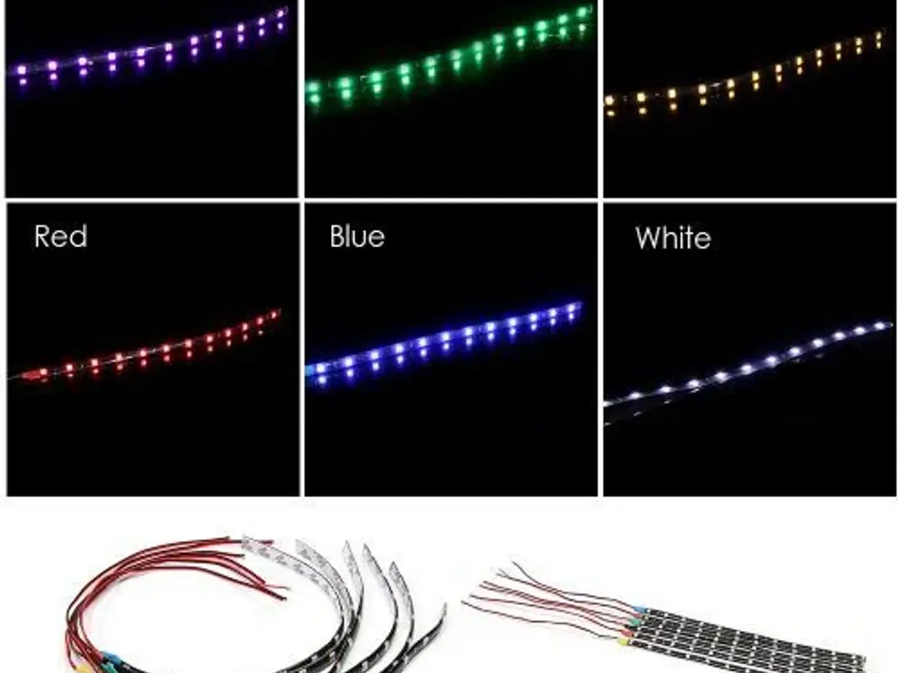 Billede 1 - Led strips 12Volt (30 cm)