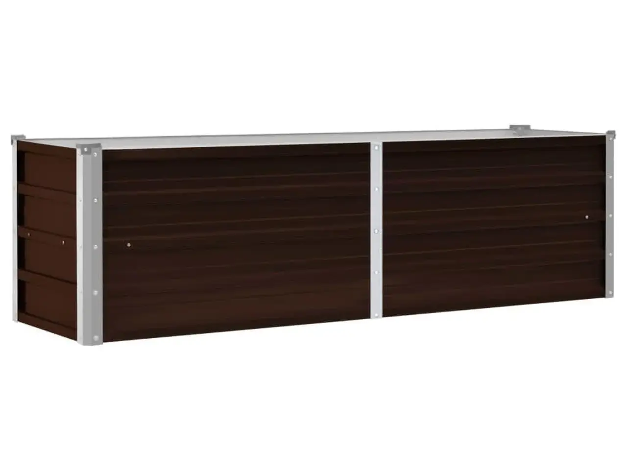 Billede 2 - Hævet plantekasse 160 x 40 x 45 cm - brun