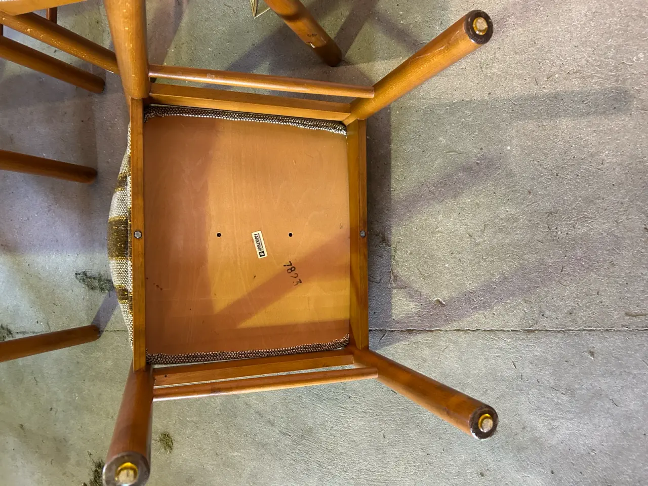 Billede 5 - 6 originale Farstrup spisebordsstole – Flot retro