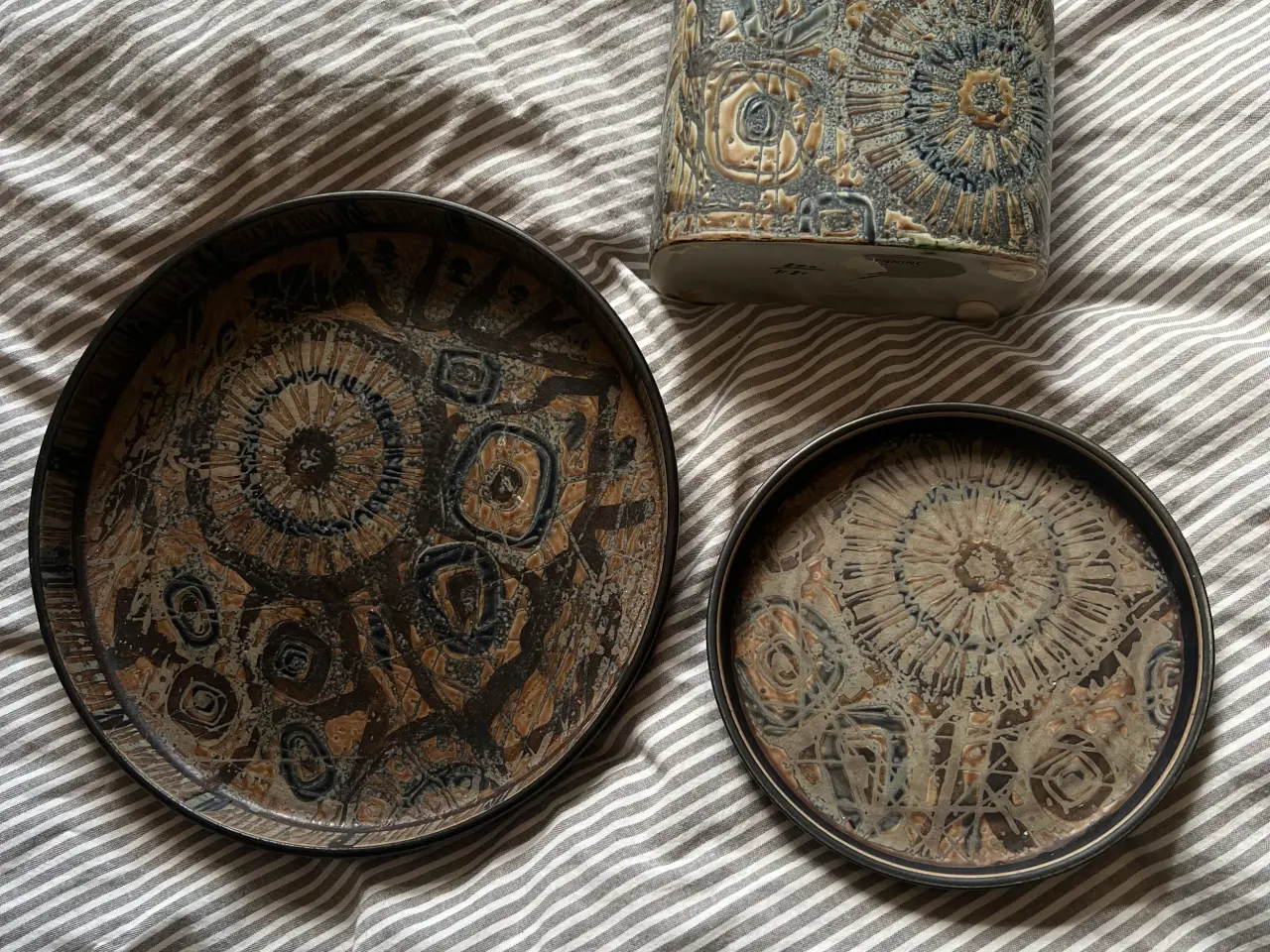 Billede 2 - Vase fad sæt Royal copenhagen