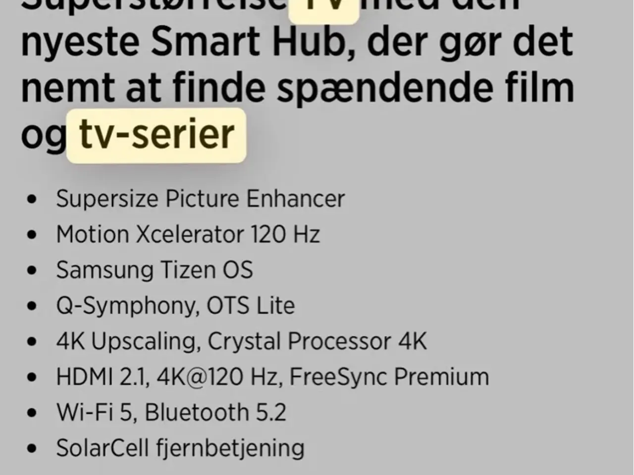 Billede 3 - Kæmpe! Samsung 98” 4K UHD Crystal