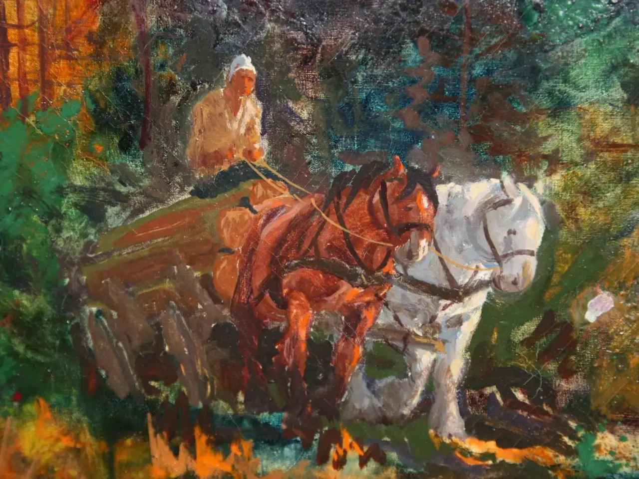 Billede 3 - Oliemaleri Alfred Brændgaard Andersen