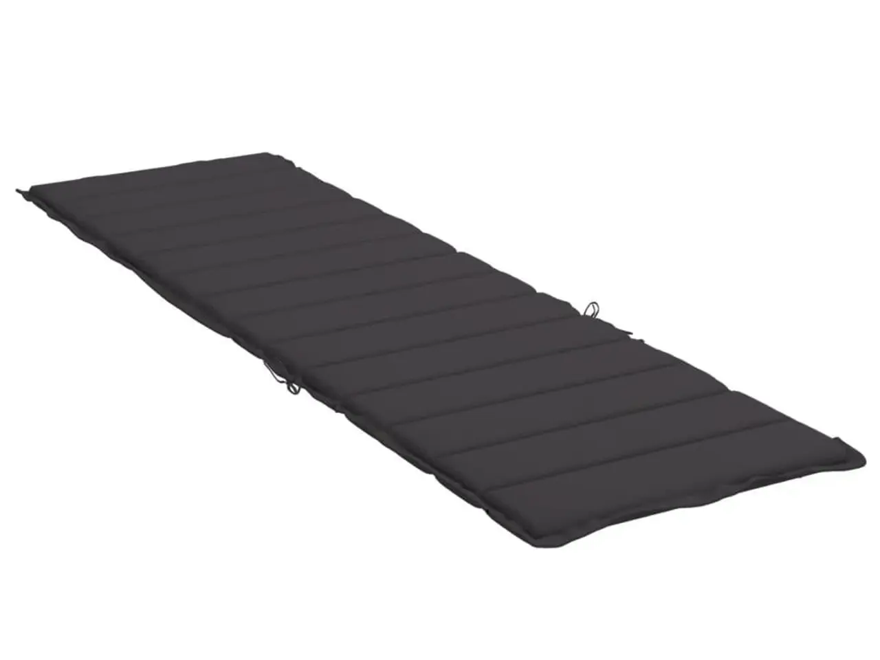 Billede 4 - Hynde til liggestol 200 × 60 × 3 cm i oxfordstof - sort