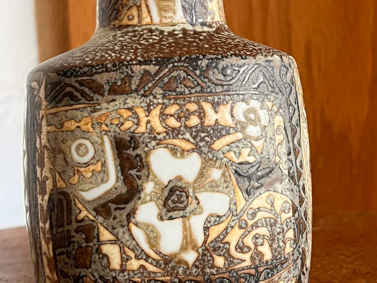 Billede 1 - Royal Copenhagen Baca fajancevase – Nils Thorsson 