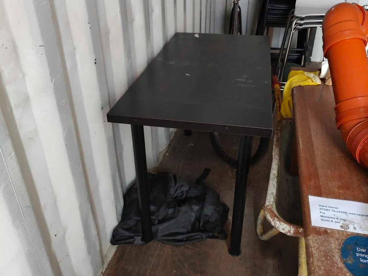 Billede 1 - Skrivebord, 2 skamler og kontorstol
