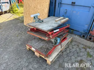 Foldbar arbejdsbænk med skruestik Ridgid - 3 styk