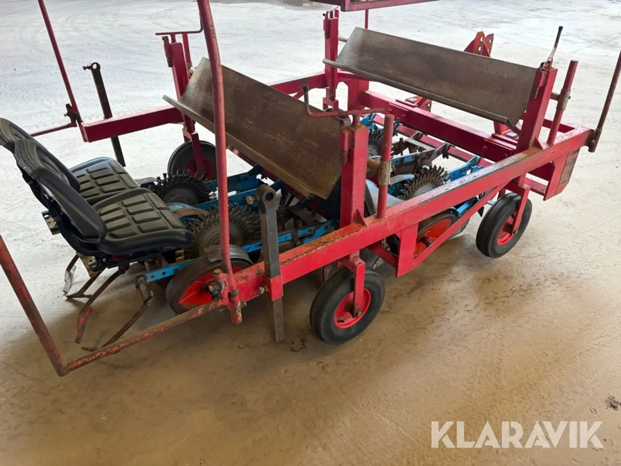 Billede 4 - Priklemaskine Egedal Transplanter M 5 rækker