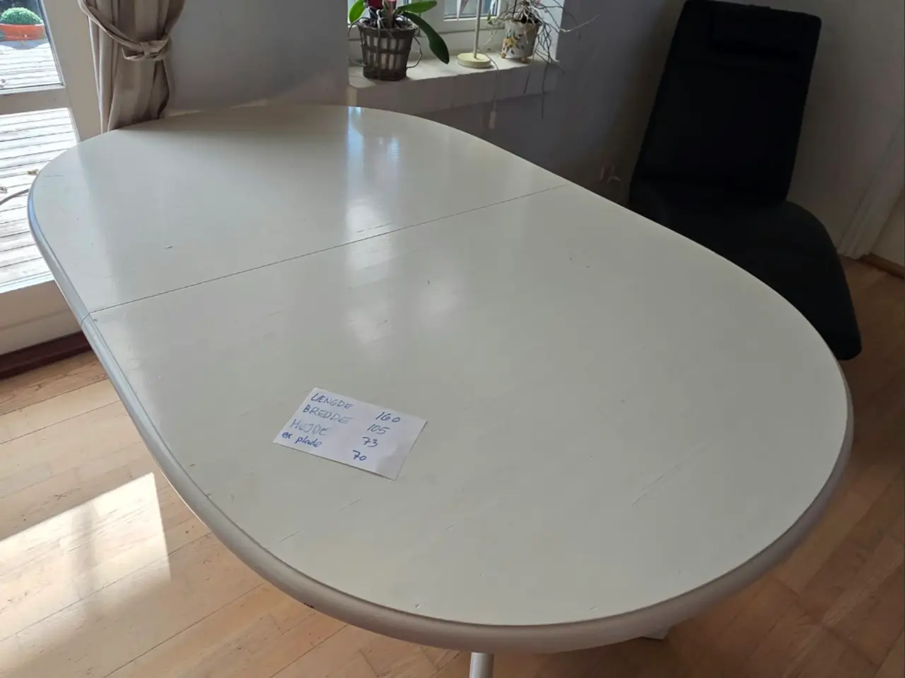 Billede 2 - Ramontisk Spisebord med ex. plade