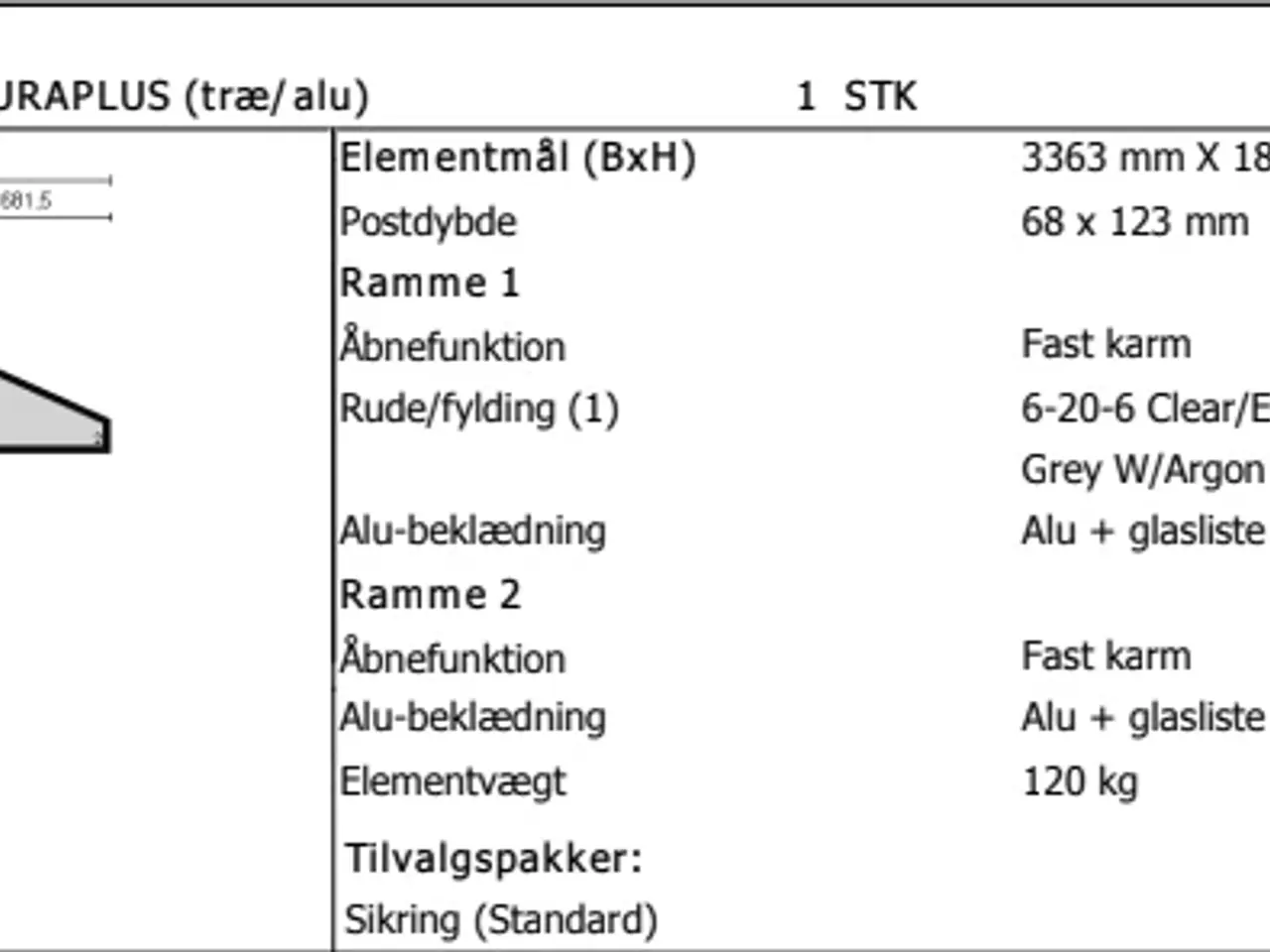 Billede 3 - Rationel skrå fastkarm vinduer