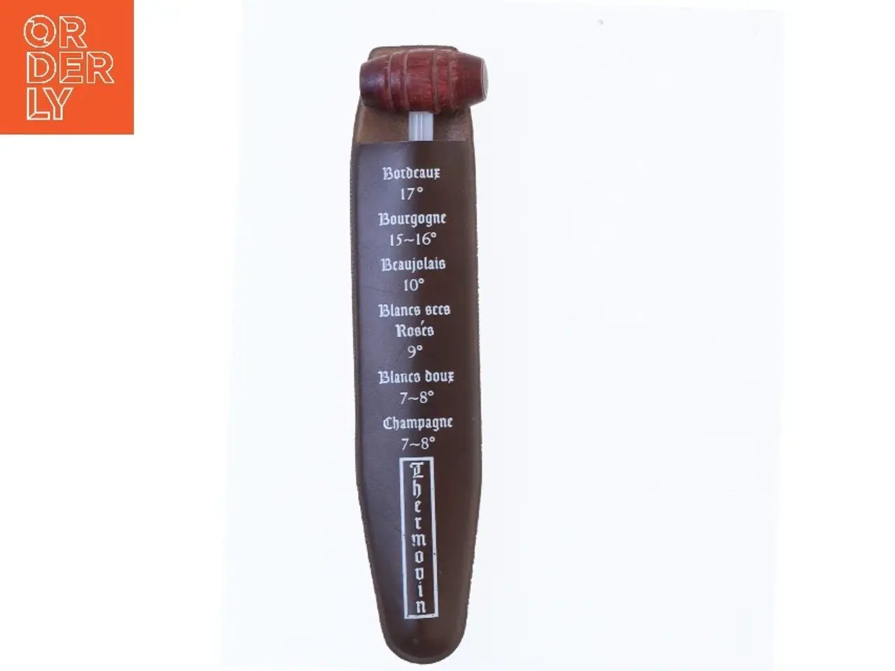 Billede 2 - Vin termometer med beskyttende etui (str. 14,5 cm)