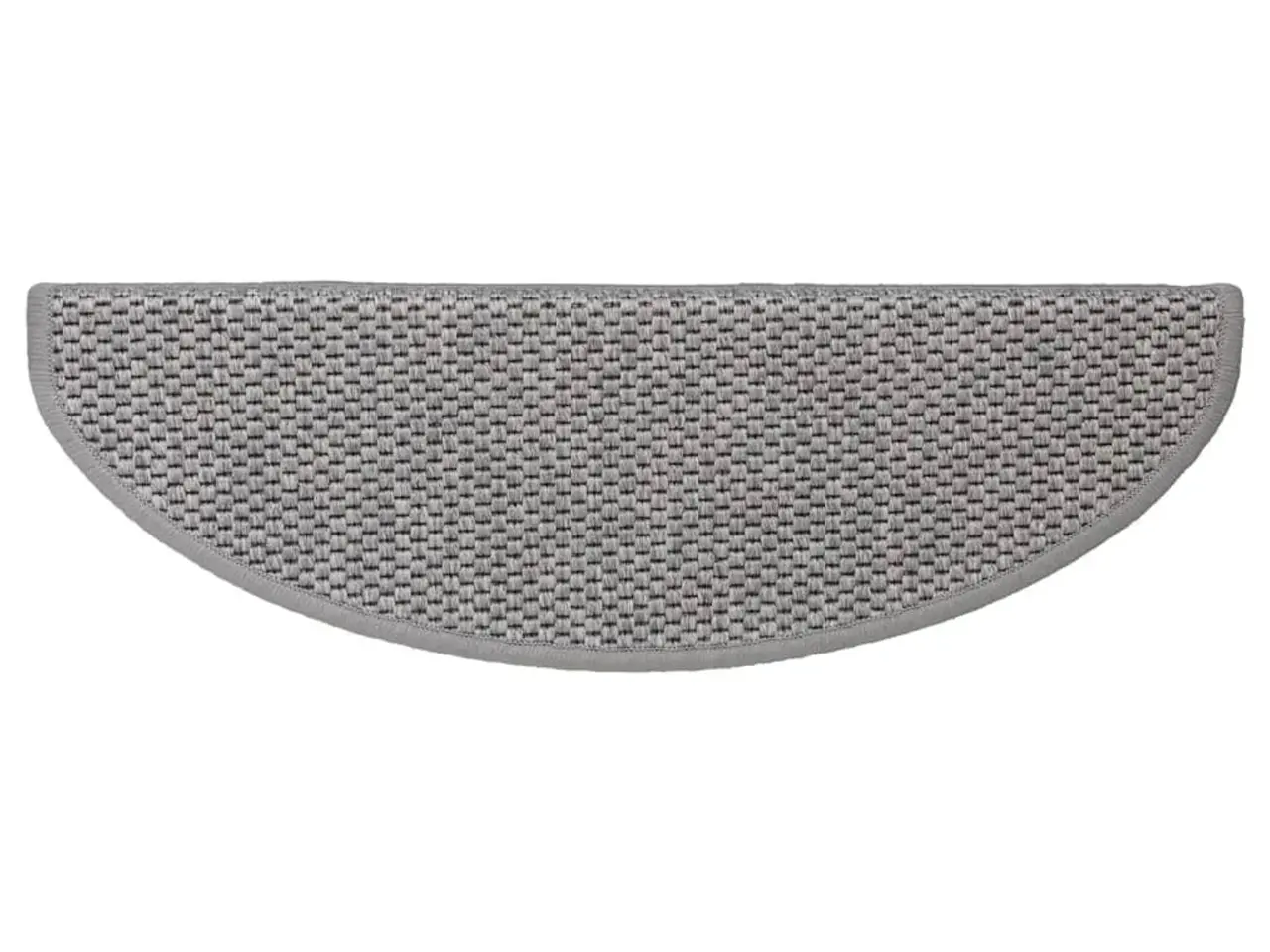 Billede 6 - Selvklæbende trappemåtter i sisal-look - 15 stk., sølv, 65×21×4 cm