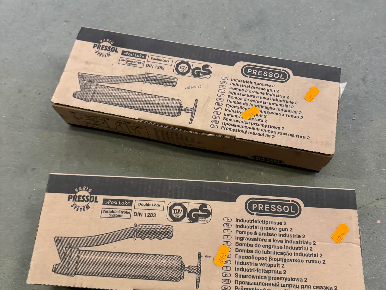 Billede 1 - 2 stk. fedtpumper PRESSOL