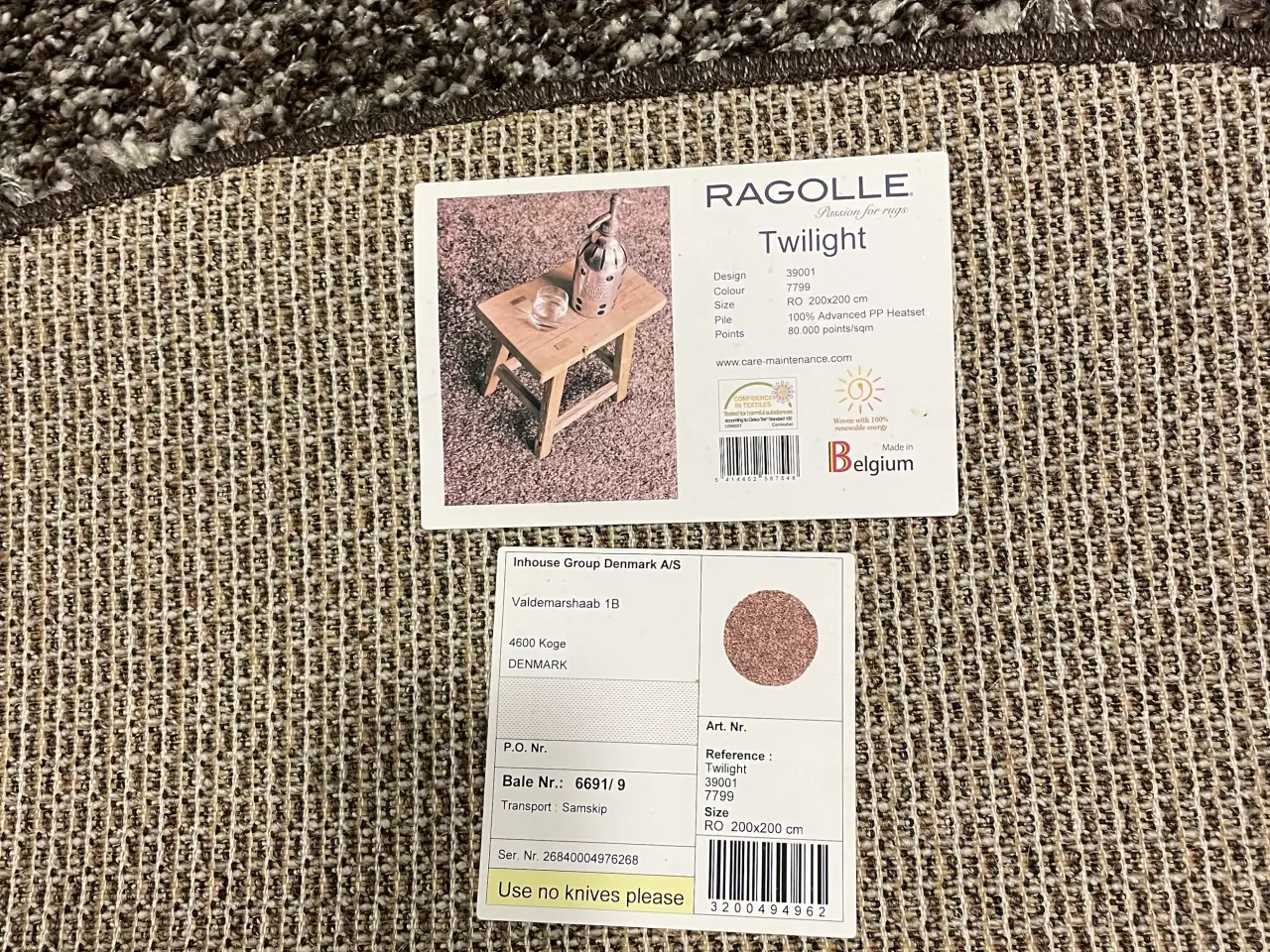 Billede 2 - Tæppe Ragolle 