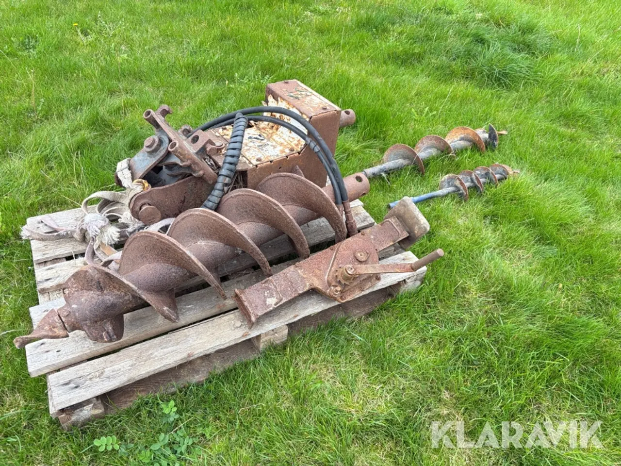 Billede 1 - Jordbor med gearing