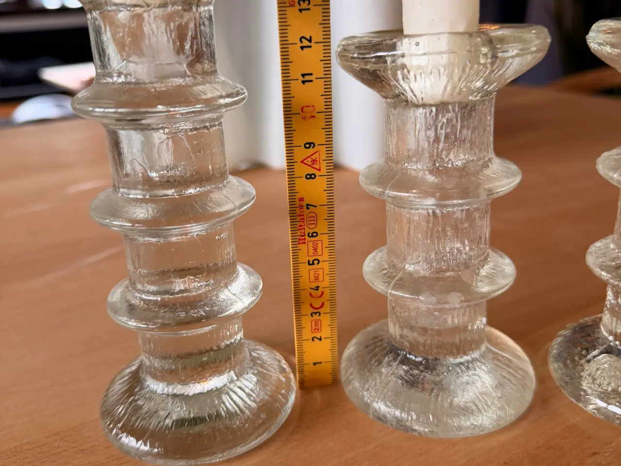 Billede 5 - Lysestage glas klar 3 stk. 