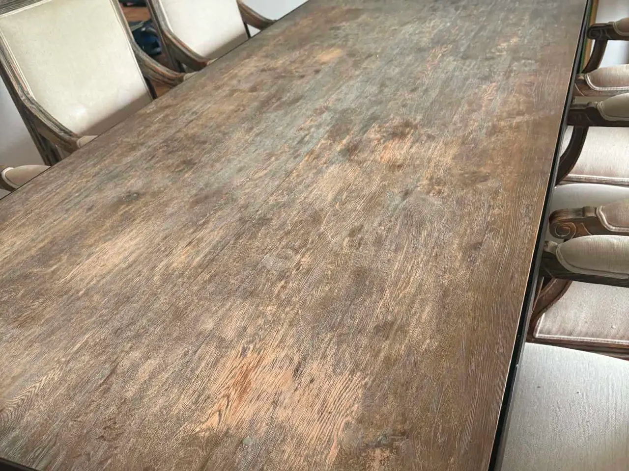 Billede 4 - Spisebord i patina