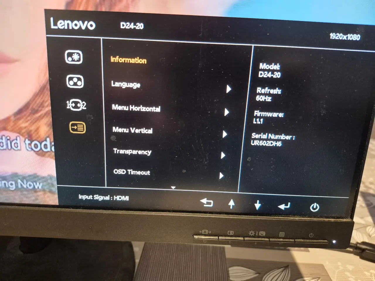 Billede 4 - Lenovo D24-20 23.8" skærm