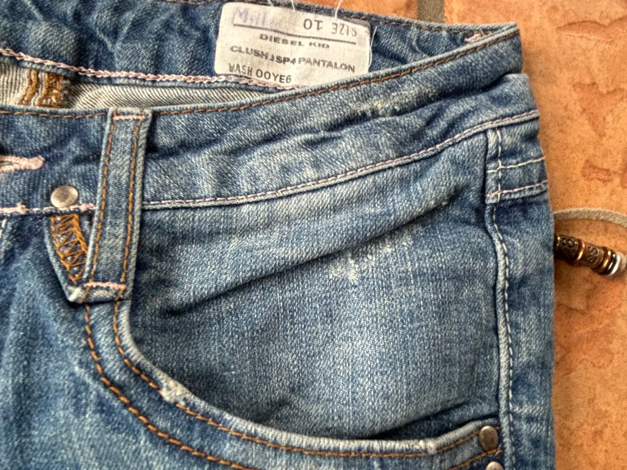 Billede 6 - Diesel jeans str 140 blå pige bomuld