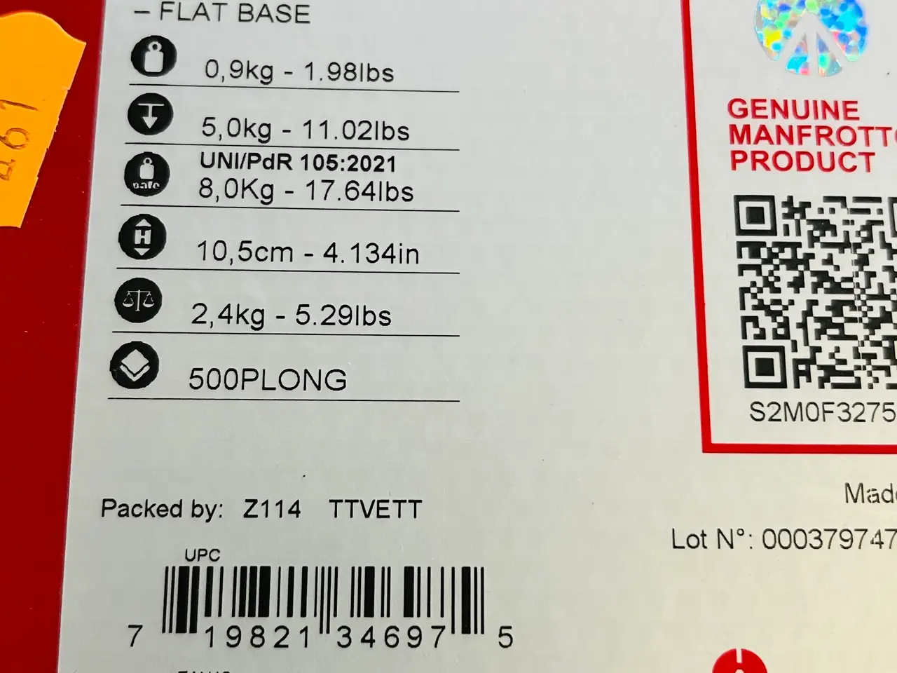 Billede 3 - Videohoved MANFROTTO MVH500AH