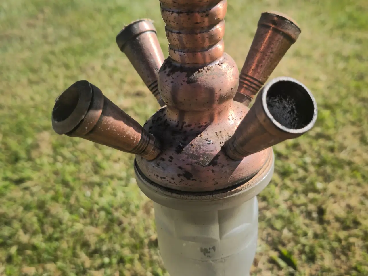 Billede 5 - Vintage Messing-Bæst med 4 "piber" – Den ultimativ