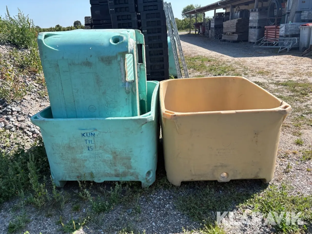 Billede 5 - Store plastkar - 6 styk