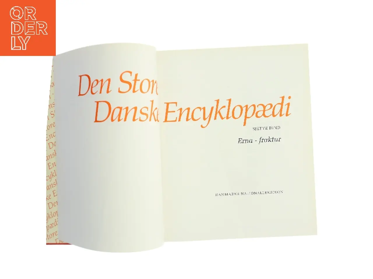 Billede 1 - Den Store Danske Encyklopædi. Sjette bind: Erna - fraktur af Danmarks Nationalleksikon (Bog)