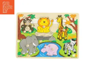 Træpuslespil med Afrikanske dyr fra Kids-Wood (str. 29x21 cm)